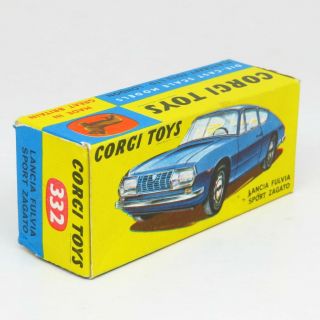 Corgi Toys - 332 Lancia Fulvia Sport Zagato - Empty Box - Die Cast Rare