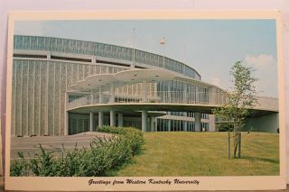 Kentucky Ky Bowling Green Western University Ea Diddle Arena Postcard Old View