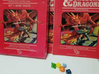 Vintage 1983 Dungeons And Dragons Basic Set Rare 1011