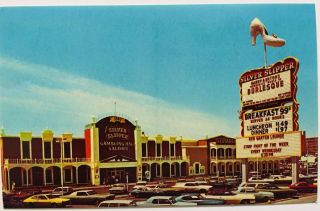 Vintage Silver Slipper Gambling Hall & Saloon Las Vegas,  Nevada Post Card