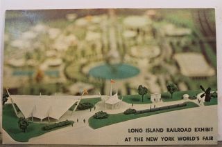York Ny Long Island Railroad Exhibit Oasis Postcard Old Vintage Card View Pc