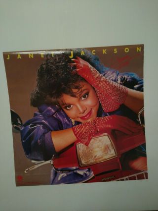 Janet Jackson 1984 Dream Street 24x24 Rare Poster