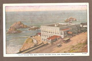 Vintage Postcard Cliff House San Francisco California