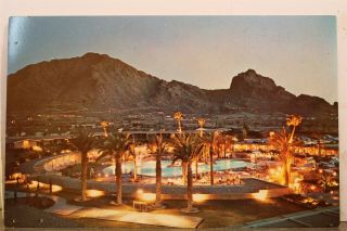 Arizona Az Scottsdale Mountain Shadows Hotel Postcard Old Vintage Card View Post