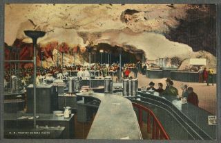 Vintage Postcard Carlsbad Caverns Lunch Room Mexico