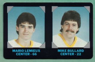 1985 7 - Eleven Credit Cards Mario Lemieux Rookie Rc 15 Rare
