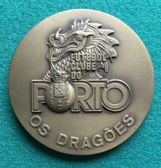 And Rare Bronze Medal Of European Champion Football Team Porto,  1987