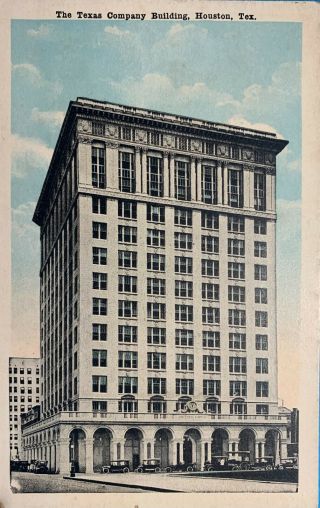 Vintage Postcard Of The Texas Company In Houston,  Texas - Unposted
