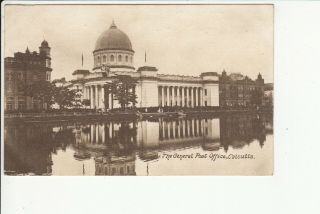 The General Post Office Calcutta Vintage Postcard
