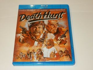 " Death Hunt " Rare Charles Bronson Blu - Ray Oop Region A Disc