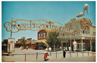 Silver Slipper - Last Frontier Village Vintage Las Vegas Nevada Post Card E 93
