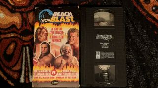 Wcw Vhs Ppv Event Bash At The Beach 1993 93 Oop Rare Vhtf Wwf Ecw Wwe