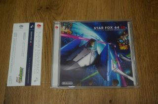 Rare Club Nintendo Star Fox 64 3d Sound Track Cd Platinum Soundtrack