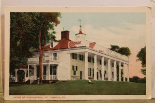 Virginia Va Mt Vernon George Washington Home Postcard Old Vintage Card View Post