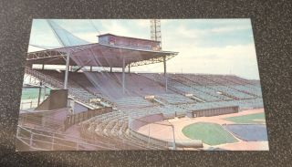 Vintage Chrome Postcard - Macarthur Stadium,  Syracuse Ny