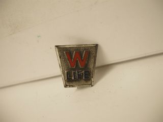 Rare Winchester Sterling Life Service Lapel Pin Award Haven ct 2