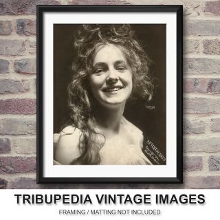 1901 Evelyn Nesbit Photo “After the Bath” by Otto Sarony - Actress Film Star 2