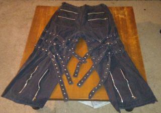 Tripp Man Nyc Pants Daang Goodman Size Medium Goth Gothic Raver 90s Vintage Rare