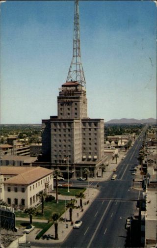 Hotel Westward Ho Phoenix Arizona Aerial View 1958 Vintage Postcard