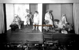 1900s Nyc Theatre Yonkers Workshop Players 227 Palisade Ave Glass Photo Negative