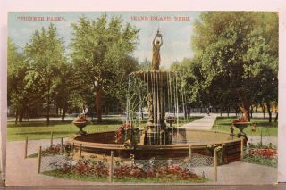 Nebraska Ne Grand Island Pioneer Park Postcard Old Vintage Card View Standard Pc