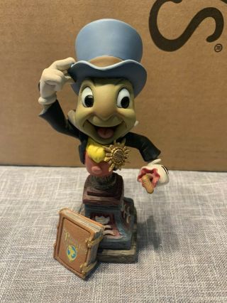 Jiminy Cricket Bust - Enesco Grand Jester Studios Disney Showcase Pinocchio Rare