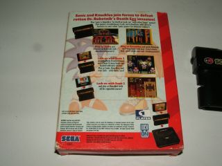 RARE VINTAGE 1994 SEGA GENESIS GAME SONIC & KNUCKLES COMPLETE BOX DIRECTIONS 2