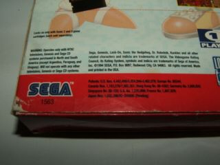 RARE VINTAGE 1994 SEGA GENESIS GAME SONIC & KNUCKLES COMPLETE BOX DIRECTIONS 3