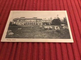 Vintage Post Card 1904 Willey Hall.