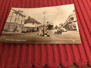 Vintage Post Card South Street,  Lancing.  Sussex.
