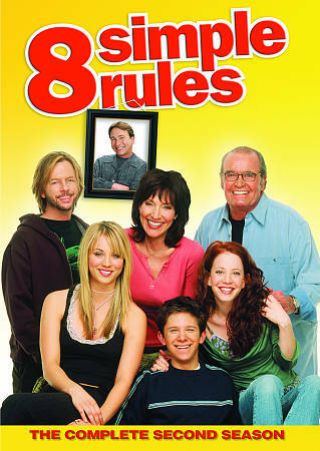 8 Simple Rules - Season 2 (dvd,  2009,  3 - Disc Set) Rare Comedy