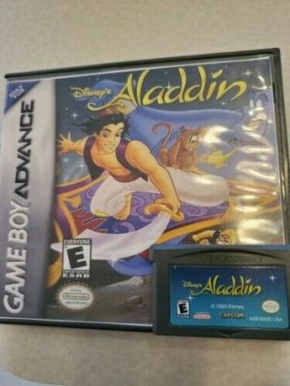 Rare Authentic Aladdin Disney Gba (nintendo Gameboy Advance,  2003) Cart Only