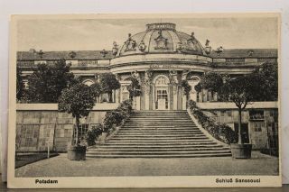 Germany Potsdam Sanssouci Castle Schloss Postcard Old Vintage Card View Standard