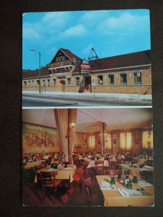 Vintage Postcard Moravian House Restaurant Chicago Illinois Unposted