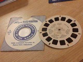 Vintage Single Reel Viewmaster Boulder Dam Nevada Made In The Usa Number 11