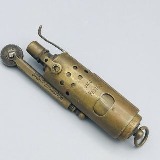 Ww1 Rare Brass Slide Trench Lighter Jmco Austria Sleeve Imco Military