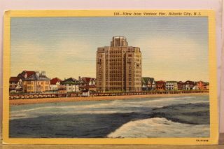 Jersey Nj Atlantic City Ventnor Pier Postcard Old Vintage Card View Standard