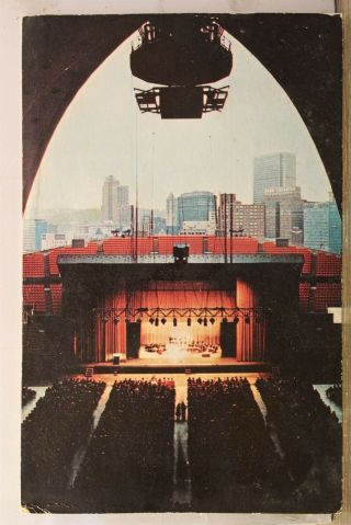Pennsylvania Pa Annual Pittsburgh Jazz Festival Civic Arena Postcard Old Vintage