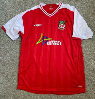 Rare Vintage Wrexham Fc Football Club Home Shirt Umbro Xl North Wales