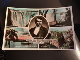 Vintage Postcard - Victoria Falls Southern Rhodesia - Multi Picture - P13