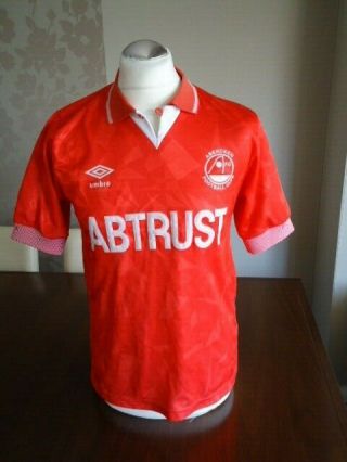 Aberdeen 1990 Umbro Home Shirt Small Adults 86 - 91cm Rare Old Vintage