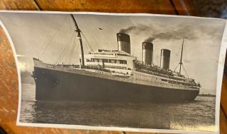 1922 Photo White Star Line Ship Rms Majestic