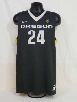 2012 - 2013 Oregon Ducks Team Issued Nike Basketball Jersey Men 