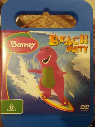 Barney Beach Party Rare Dvd Children 