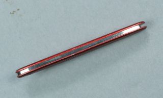 Vintage Elinox Victorinox Red Alox Beginner Swiss Army Knife 75mm Old Cross RARE 3
