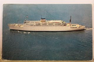 Boat Ship Ss Atlantic American Export Lines Postcard Old Vintage Card View Post
