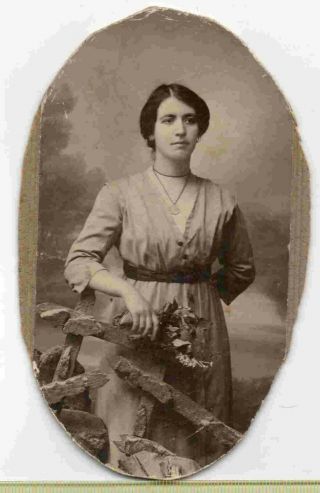 Greece Woman Cabinet Photo S.  K.  Stournaras Circa 1900