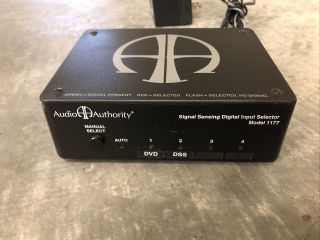 Audio Authority Auto Switching Sensing Digital Input Selector 1177 Rare