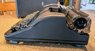 1946 - 47 Smith - Corona Sterling Typewriter w/Travel Case - Antique,  Rare 3