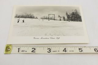 Vintage Grouse Mountain Chair Lift Ski Lift Hill Postcard Souvenir